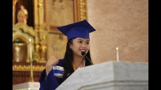 Senior High School Graduation 2021  Valedictory Address  Gabrielle George D Cendaña [upl. by Romina191]