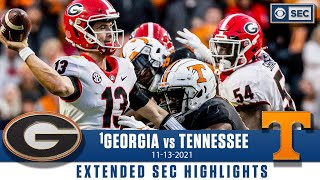 1 Georgia vs Tennessee Extended Highlights  CBS Sports HQ [upl. by Ledniahs499]