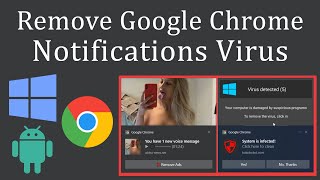 How to Remove Google Chrome Notification Virus [upl. by Eudora352]