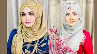 Georgette Full Coverage Hijab Style।। Easy Hijab tutorials✧✧ [upl. by Nosauq]