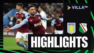 MATCH HIGHLIGHTS  Aston Villa 21 Legia Warszawa [upl. by Schwenk549]