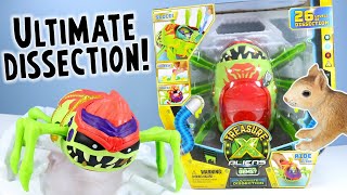 Treasure X Aliens Ultimate Dissection Toy Review Moose [upl. by Helenka432]