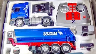 RC truck SCANIA gets unboxed loaded amp dirty for the first time [upl. by Leahcin]