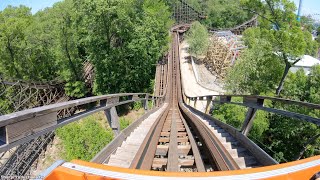 Grizzly 4K OnRide Kings Dominion [upl. by Alikam811]