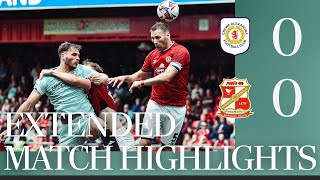 Extended Highlights Crewe Alexandra vs Swindon Town [upl. by Sitsuj]