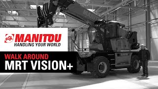 Walk around Manitou rotating telehandler Vision [upl. by Trini135]