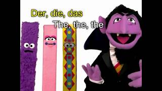 Sesame Street Der Die Das German and English subtitles [upl. by Alyahc]