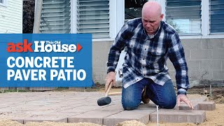 How to Install Concrete Pavers  Ask This Old House [upl. by Bel]