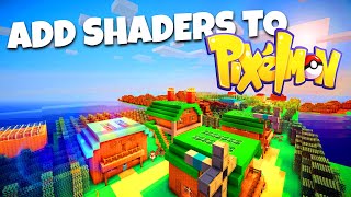 How To ADD SHADERS to PIXELMON the Easy Way [upl. by Meghann998]