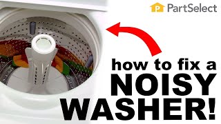 Whats That Noise How to Diagnose TopLoad Washing Machine Noises  PartSelectcom [upl. by Etnaled]