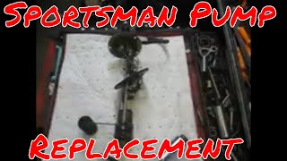 Polaris Sportsman 500 efi fuel pump replacement [upl. by Yahs]