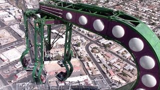 Worlds Scariest Thrill Rides  Stratosphere Las Vegas [upl. by Weissmann]