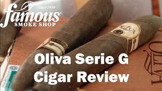 Oliva Serie G Cigars Overview  Famous Smoke Shop [upl. by Aitital]