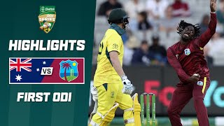 Australia v West Indies 202324  First ODI [upl. by Anuaf]