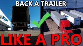 How To Back A Trailer Like A Pro  Tips To Backing A Semi Trailer  Big Rig Pro [upl. by Becht7]