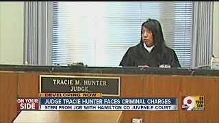 Judge Tracie Hunter indicted on eight felony counts [upl. by Tsuda]