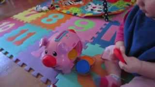 Fisher Price Laugh amp Learn™ Learning Piggy Bank™ Review [upl. by Web]