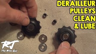 How To CleanLube Rear Derailleur Pulleys [upl. by Huskey]