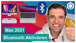 Mac Bluetooth aktivieren 2022 💻 Mac Bluetooth Gerät verbinden [upl. by Kallick673]