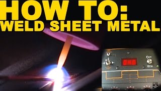 Welding Mild Steel Sheet Metal  TIG Time [upl. by Rebme]