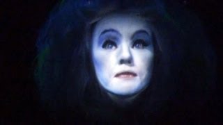 Madame Leota Montage from Disneys Haunted Mansion Seance Disney World Floating Head HD [upl. by Redienhcs956]